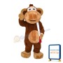 Clever Monkey With Big Mouth Mascot Costume