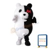 Terrible Black And White Bear Mascot Costume