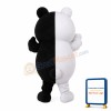Terrible Black And White Bear Mascot Costume