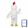 White Chicken With Big Mouth Mascot Costume