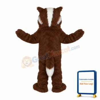 Scary Large Brown Dog Mascot Costume