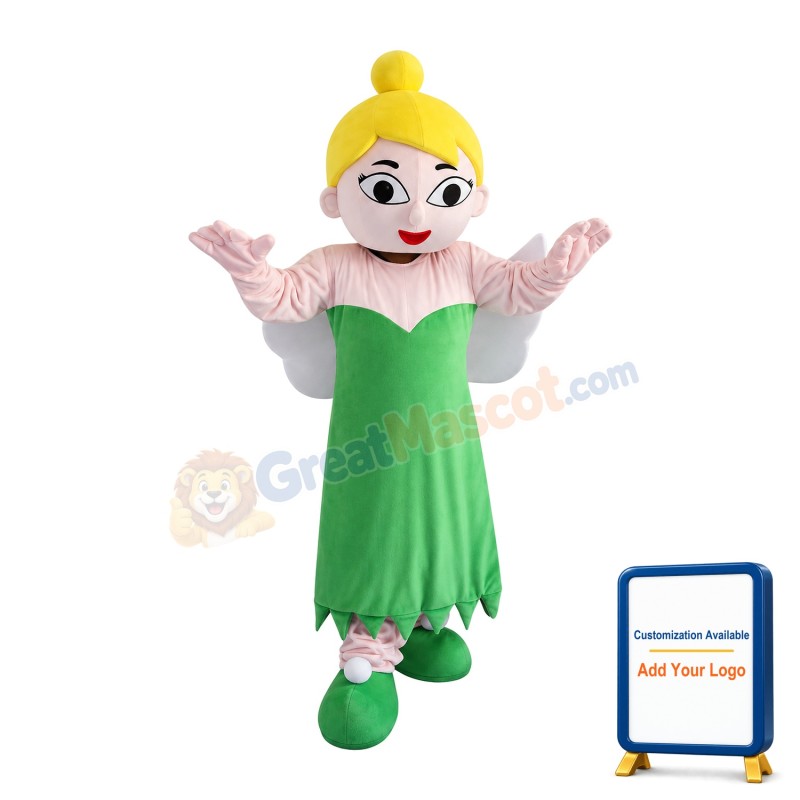 Green Flower Fairy Mascot Costume