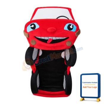 Opened Red Car Mascot Costume