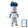 Silver Tin Bucket Mascot Costume