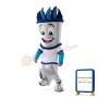 Silver Tin Bucket Mascot Costume