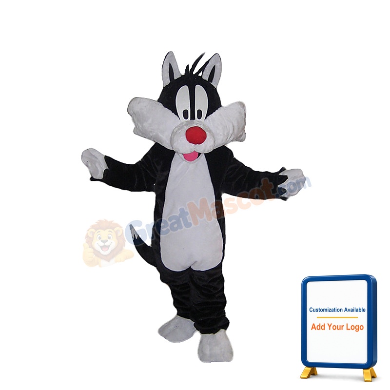 Silly Cat Sylvester Mascot Costume