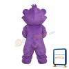 Purple Bear With Lollipop Mascot Costume