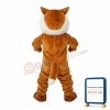 Roaring Tiger With Red Nose Mascot Costume