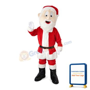 Helpful Kind Santa Claus Mascot Costume