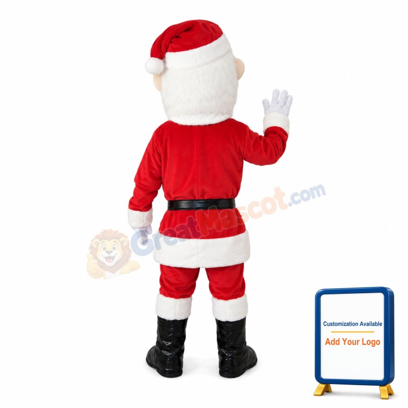 Helpful Kind Santa Claus Mascot Costume