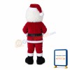 Santa Claus With Glasses Mascot Costume