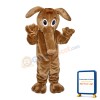 Plush Brown Elephant Mascot Costume