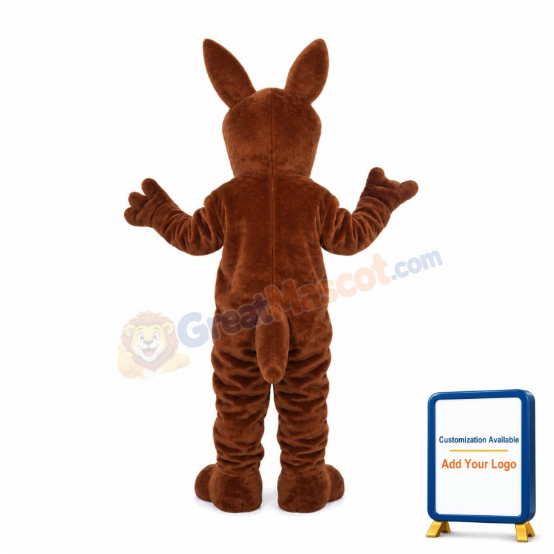 Vigilant Brown Dog Mascot Costume