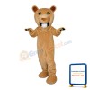 Light Brown Lion Mascot Costume
