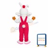 Adult Cartoon Rabbit Mascot Costume