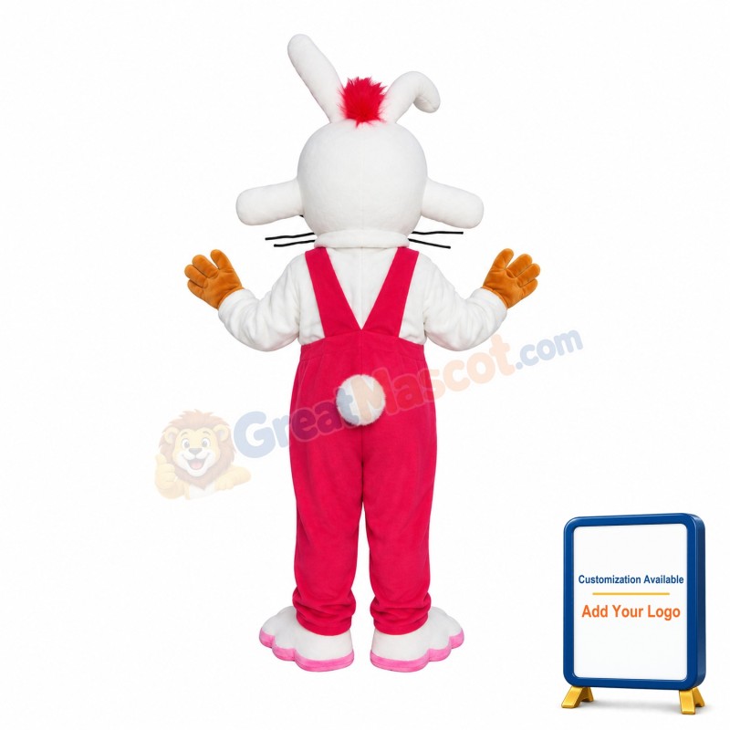 Adult Cartoon Rabbit Mascot Costume