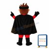 Blue Eyes Man With Cloak Mascot Costume