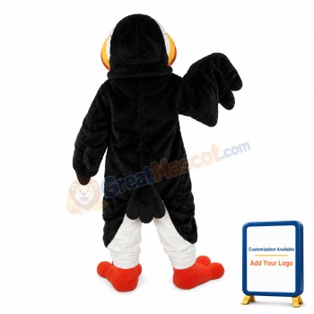 Black & White Eagle Mascot Costume