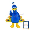 Opening Blue Peacock Mascot Costume