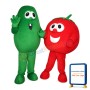 Colorful Bell Pepper Mascot Costume