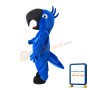 Blue Parrot With Pointed Beak Mascot Costume