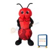 Red Fecal Coccidia Mascot Costume