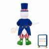Circus Showing Eagle Mascot Costume