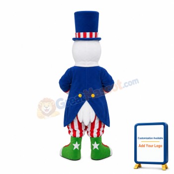 Circus Showing Eagle Mascot Costume
