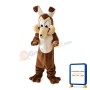 Hilarious Brown Dog Mascot Costume