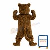Strong Leopard With Golden Eyes Mascot Costume