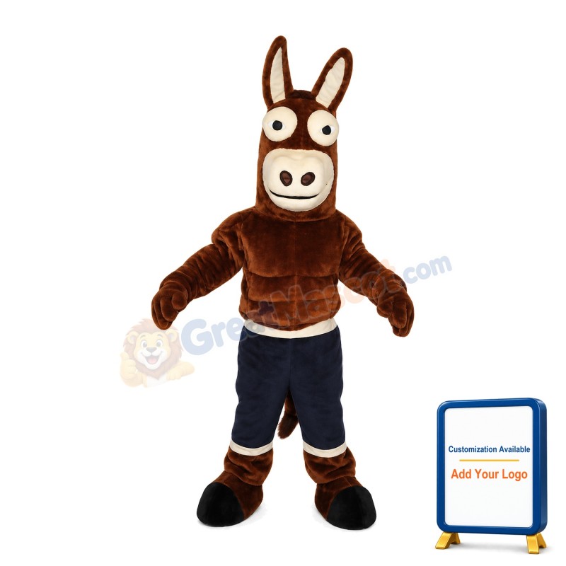 Funny Muscle Horse Mascot Costume