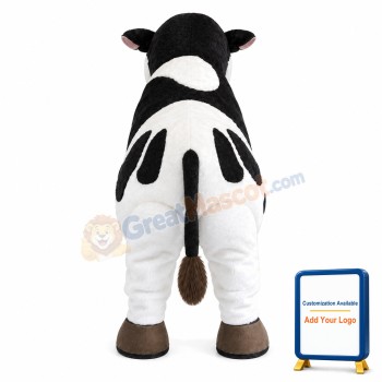 Milk Production Cow Mascot Costume