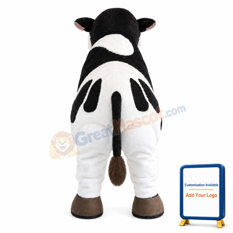 Milk Production Cow Mascot Costume