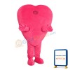 Pink Heart Mascot Costume