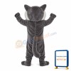 Bellowing Grey Tiger Mascot Costume