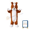 Brown & White Dog Mascot Costume