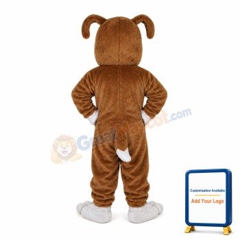 Little Dog With Folded Ears Mascot Costume