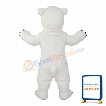 Kind Polar Bear Mascot Costume