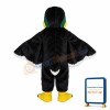 Slow Black Duck Mascot Costume