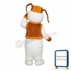Snowman With Felt Hat Mascot Costume