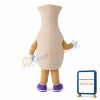 Khaki Vase Carrying Bible Mascot Costume