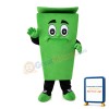 Green Public Trash Can Mascot Costume