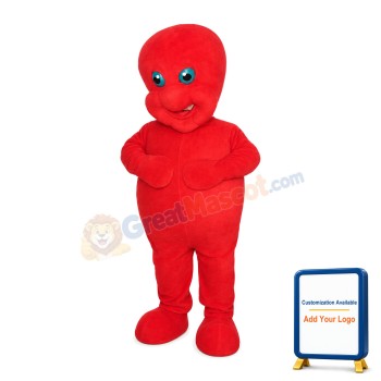Full Red Dragon Baby Mascot Costume