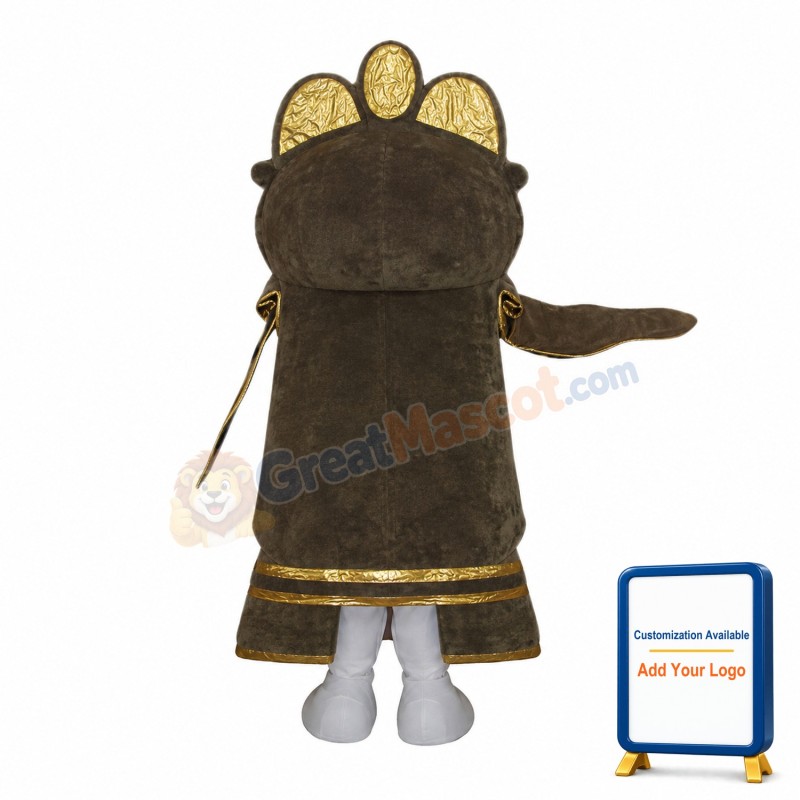 Old Vintage Wall Clock Mascot Costume