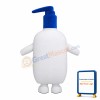 White Plastic Press Bottle Mascot Costume