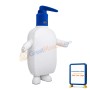 White Plastic Press Bottle Mascot Costume