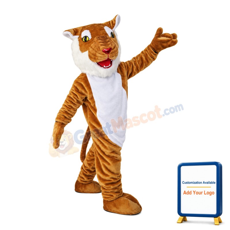 Turned Tiger Mascot Costume