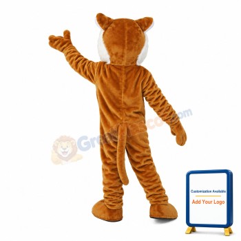 Turned Tiger Mascot Costume