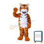 Affable Adult Tiger Mascot Costume