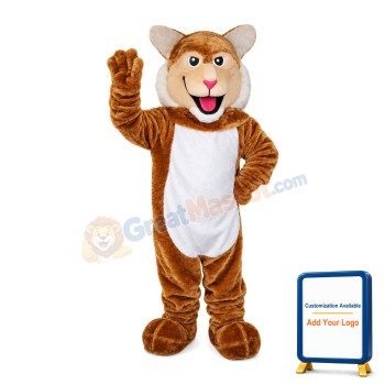 Jolly Greeting Tiger Mascot Costume